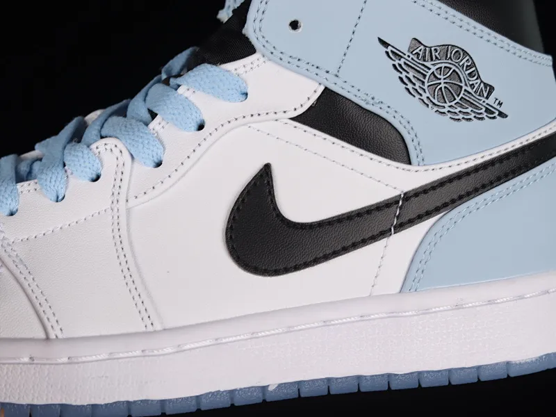 All categories Air Jordan Jordan series basketball shoes Air Jordan 1 Mid Air Jordan AJ1 Mid AJ1 Joe 1 ice blue mid-top basketball shoes DV1308-104